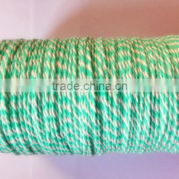 Colorful christmas twisted cord paper rope wholesale