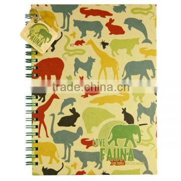 Spiral Animal Cartoon Notebook