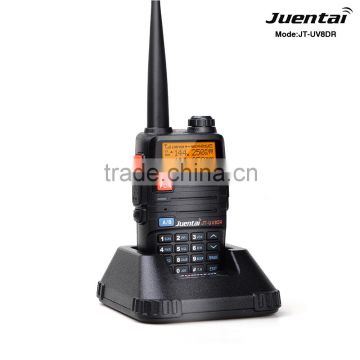 JUENTAI JT-UV8DR Dual-band 136-174/400-520 Mhz 2x128 Channels SOS DTMF&Remote Kill/Stun Function Two way Radio Transmitter
