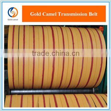 High temperature resistant flat transmission belt for mill