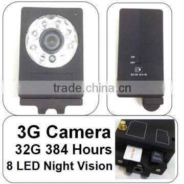 3G Video Security Camera H.264 8 LED Night Vision Max 32G