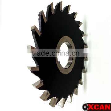 HSS P6M5 Material Staggered Teeth Side Milling Cutter