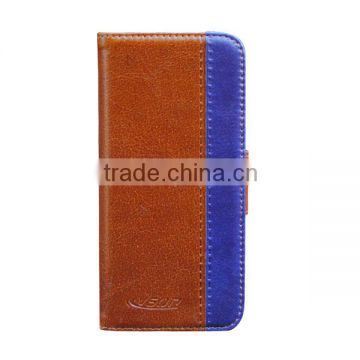 For iphone 6 leather wallet phone holster case, mobile phone covers customizable design