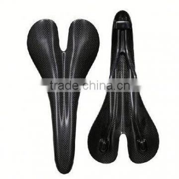 Weight light new product 2014 hot road bicycle or mountain bike carbon fiber saddle racing seat