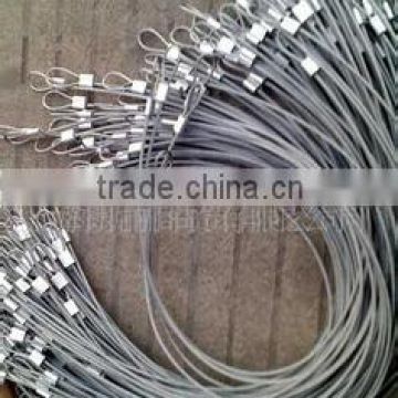 Ungalvanized / Galvanized soft endless steel wire rope slings for Crane