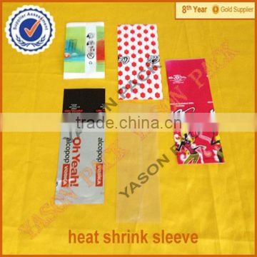 pvc shrink film sleeve,shrink plastic cup sealing and shrink flim bag