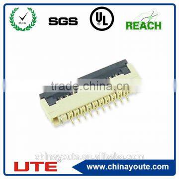 Pitch 1.0mm 12P 90degree FPC Connector DIP