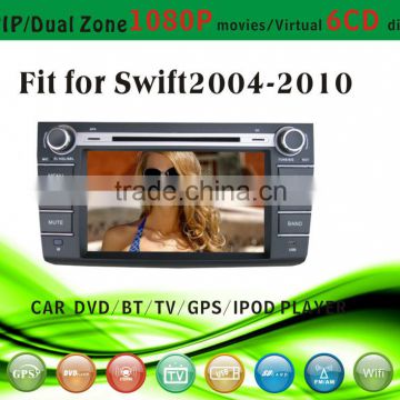 car dvd vcd cd mp3 mp4 player fit for Kia Suzuki Swift 2004 - 2010 with radio bluetooth gps tv pip dual zone