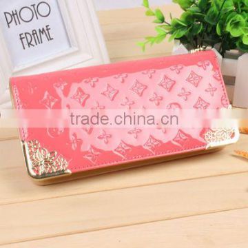 Flower woman use multiple colors woman wallet with dual function for promotion ,woman wallet manufacturer , woman wallet import