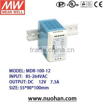 Meanwell 100W 12V Single Output Industrial DIN Rail Power Supply/12v Industrial DIN Rail