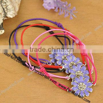 Trendy Mothers Day Flowers Jewelry Bracelets Gift(BJEW-JB00745)