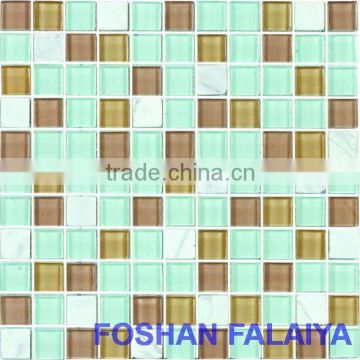 Crystal Mosaic Glass and Stone Mosaic GS035