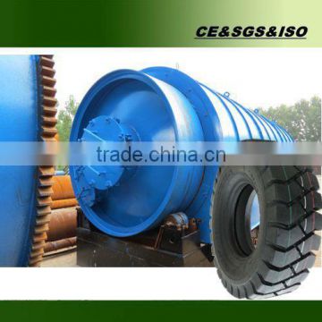 45% oil yield waste tyre to fuel oil pyrolysis plant by Shangqiu Sihai