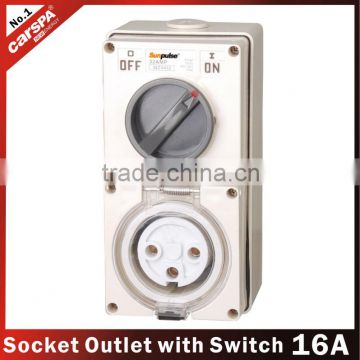 16 amp switched socket 230V