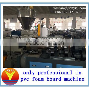 Foam board pvc extruder equipment