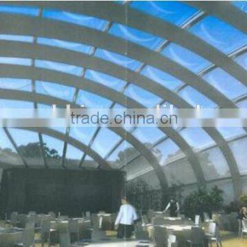 Air-supported ETFE cushion roof system for tunnel exist canopy and ETFE pillow