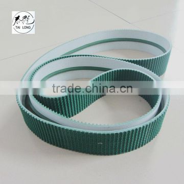 Anti-skid PVC conveyor belt with guide strip