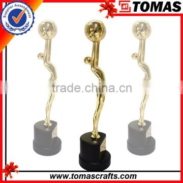 2016 popular sports trophy cups small metal golden trophy
