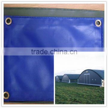 high quality pvc coated /lamination tarpaulin canvas for greenhouse cover