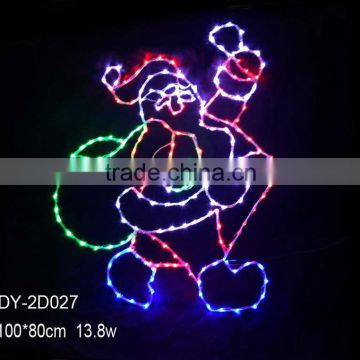 DONGYU LIGHTING FACTORY underselling LED 2D father christmas model light