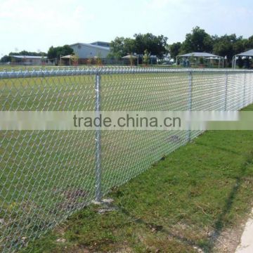 diamond chain link fence with panel