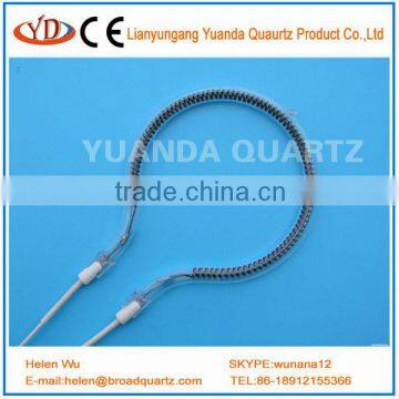 quartz infrared heating element racket shape 85mm diameter 900W