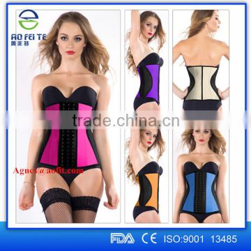 Aofeite New Products Factory Breathe Cheap Rubber Waist Trainer sliming Corest For Women