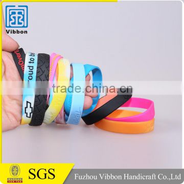 wholesale custom silicon wristband engraved bracelets for kids