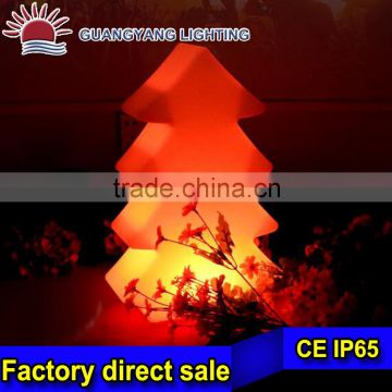 Outdoor color changing plastic pe glowing christmas lighting star with ce rohs