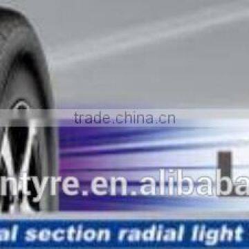 Conventional section radial light truck tire 6.50R16C LMC4