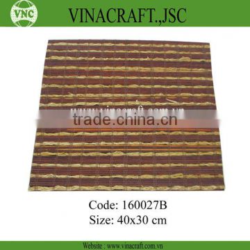 Natural Dining Bamboo Table Mats for sale