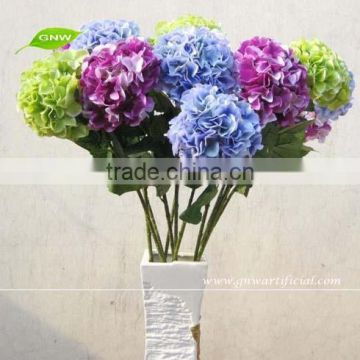 FLH010 artificial flowers long stem as flowers hydrangeas centerpiece for wedding decoration