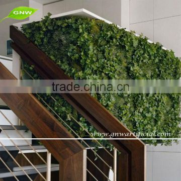 GNW GLW081 wedding home garden simulate living wall indoor plants for retaining walls