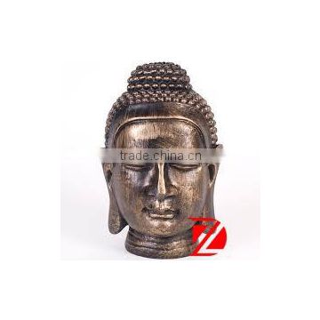indoor buddha head statues