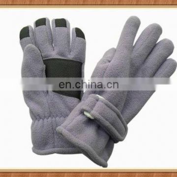 Palm patch fleece glove