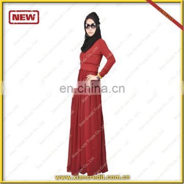 Facy high Waist Dress Patterns Islamic Clothing abaya