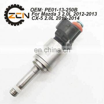 Genuine Original Fuel Injector OEM PE01-13-250B For Ma-zda 3 2.0L 2012-2013 CX-5 2.0L 2013-2014