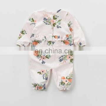 Fashion knitted girls clothing sets boutique kids apparel baby button romper