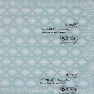 Instant inflatable air bubble wrapper film great transportation protection