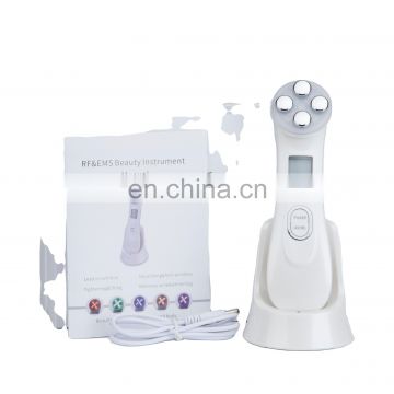 Newest arrival Ems Radio Electric Face Massager Phototherap Rejuvenation Anti Aging Face Care Beauty device