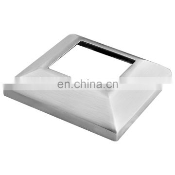 Square Tube Factory Price Mirror Stainless Base Cover Decoration Flange Cover