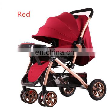 Baby stroller light weight foldable pushchair adjustable pram