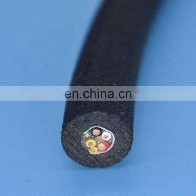 5 core flexible cable neutrally buoyant cable rov tether