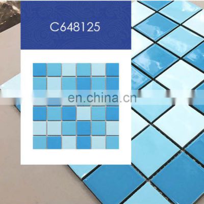 Foshan Ceramics Hot selling Ceramic Mosaic for swimming pool tile