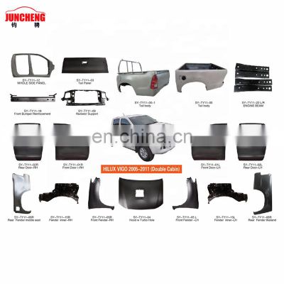 Replace Car door,hood,tailgate,rear tub,side panel,fender for HILUX VIGO 2005-2011 Double Cabin car body parts