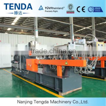 PET Plastic Recycled Granules TSH-65 Double Screw Extruder
