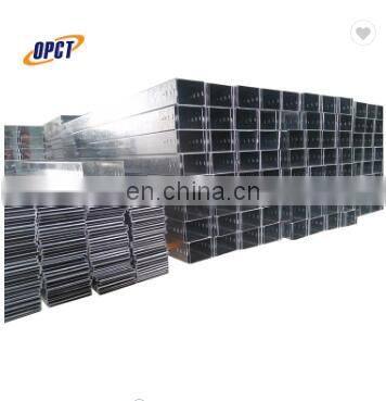 Fire retardant groove galvanized hot dip galvanized steel ladder cable tray