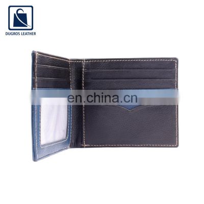 Stylish Fashion Good Quality RFID Men Genuine Leather Wallet Exporter