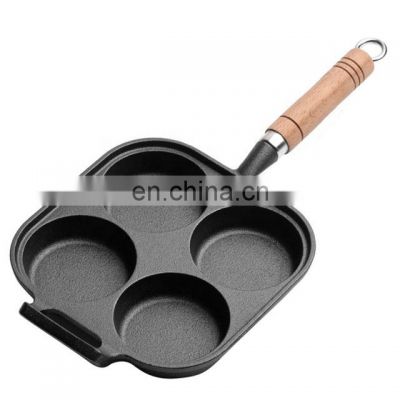 Four-hole Omelet Pan Fried Egg Pan Non-stick frying Pan