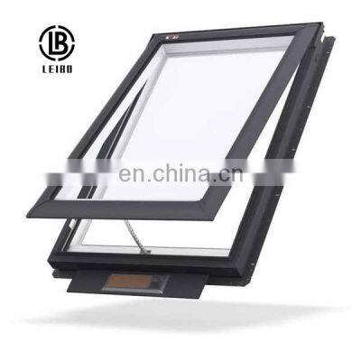 Thunder wave double glass aluminum practical skylight windproof, waterproof and thermal insulation